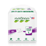 Nateen Super Ultra Incontinence Adult Diaper,Large,Waist Size 115-150cm,10 Count Adult Diapers,Disposable Underwear for Men&Women,Briefs with Maximum Absorbency, Leak Protection-4150ml Absorbency.