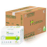 Nateen Hospeen Adult Diapers,Period Pants for Sanitary Protection,Waist Size 60-110cm,Medium, Night Unisex Adult Pull Ups,Panty Style Sanitary Pads for Women,Super Soft Fit.