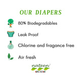 Nateen Super Ultra Incontinence Adult Diaper,X-Large,Waist Size 130-175cm,10 Count Adult Diapers,Disposable Underwear for Men&Women,Briefs with Maximum Absorbency, Leak Protection-4300ml Absorbency.