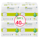 Nateen Hospeen Adult Diapers Pants,Period Pants for Sanitary Protection,Waist Size 80-130cm,Large,Day Unisex Adult Pull Ups,Panty Style Sanitary Pads for Women,Super Soft Fit.
