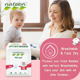 Nateen premium Maternity pad for post pregnancy bleeding, super absorbent,ultra softness for skin,Size Extra Large,28 counts