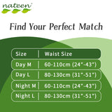 Nateen Hospeen Adult Diapers Pants,Period Pants for Sanitary Protection,Waist Size 80-130cm,Large,Day Unisex Adult Pull Ups,Panty Style Sanitary Pads for Women,Super Soft Fit.