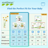 Nateen Premium Baby Pants Diapers,Size 5 (12-17kg),X-Large Baby Pull Ups,Super Absorbent,Ultra Thin Baby Diapers Pants.