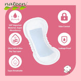 Nateen premium Maternity pad for post pregnancy bleeding, super absorbent,ultra softness for skin,Size Extra Large,28 counts