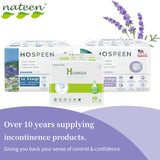 Nateen Hospeen Supreme Incontinence Adult diaper pants for Women and Men,Adult Pull Ups Size XL, Period Pants for Women.Waist Size 147-172cm,14 Count Night adult pants diaper.