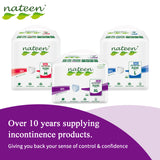 Nateen Flexi Ultra Adult Diapers Pants, ultima absorbency Incontinece Pull Ups,Extra Large,Waist Size 130-170cm,10 Count Adult Pull Ups,Superior Comfort,Excellent Combination of Protection.