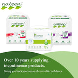 Nateen Hospeen Adult Diapers Pants,Period Pants for Sanitary Protection,Waist Size 80-130cm,Large,Day Unisex Adult Pull Ups,Panty Style Sanitary Pads for Women,Super Soft Fit.