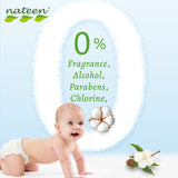 Nateen Baby Wipes, wet Wipes with 90% water for Baby,Multi Purpose Cleaning Baby Wet Wipes With Aloe Vera Extract for Sensitive Skin.