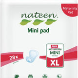 Nateen premium Maternity pad for post pregnancy bleeding, super absorbent,ultra softness for skin,Size Extra Large,28 counts