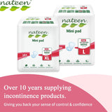 Nateen premium Maternity pad for post pregnancy bleeding, super absorbent,ultra softness for skin,Size Extra Large,28 counts