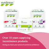 Nateen Flexi Plus Adult Diapers Pants,Incontinence Pull Up,Large,Waist Size 110-170cm,10 Count Adult Pull Ups,Superior Comfort,Excellent Combination of Protection.