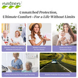 Nateen Hospeen Supreme Incontinence Adult diaper pants for Women and Men,Adult Pull Ups Size XL, Period Pants for Women.Waist Size 147-172cm,14 Count Night adult pants diaper.