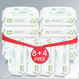 Nateen Multi Purpose Wipes,Pure Water Universal Wipes,40s x 3 Packs (120 Wipes),Big Size Wet Wipes for All Purpose Cleaning,Aleo vera & Jasmine Lotion for Sensitive Skin.