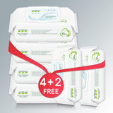 Nateen Multi Purpose Wipes,Pure Water Universal Wipes,40s x 3 Packs (120 Wipes),Big Size Wet Wipes for All Purpose Cleaning,Aleo vera & Jasmine Lotion for Sensitive Skin.
