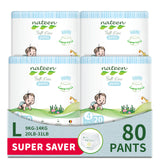 Nateen Soft Line Baby Pants Diapers,Size 4 (9-14kg),Large Baby Pull Ups,Diaper Pants,Super Soft and Breathable Baby Diapers Pants.