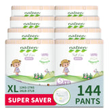 Nateen Soft Line Baby Pants Diapers,Size 5 (12-17kg), X-Large Baby Pull Ups,Diaper Pants,Super Soft and Breathable Baby Diapers Pants