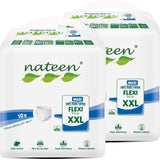 Nateen Flexi Maxi Adult Diapers Pants,Incontinence Night Time Pull Up,XXL,Waist Size 170-205cm,10 Count Adult Pull Ups,Superior Comfort,Excellent Combination of Protection.