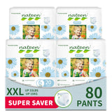 Nateen Premium Care Baby Pants Diapers,Size 6(15+kg),XXL Baby Pull Ups,Super Absorbent,Ultra Thin Baby Diapers Pants.
