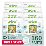 Nateen Premium Care Baby Pants Diapers,Size 6(15+kg),XXL Baby Pull Ups,Super Absorbent,Ultra Thin Baby Diapers Pants.