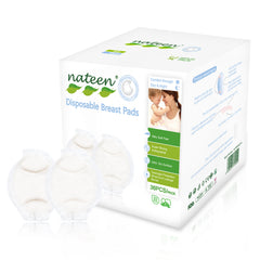 Nateen Disposable Breast Pad,Silky Soft and Ultra Dry,Breathable Nursing Pads for Breastfeeding Moms,Leakproof,Comfort Trough Day & Night,36 Pcs.