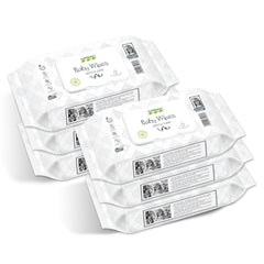 Nateen Baby Wipes, wet Wipes with 90% water for Baby,Multi Purpose Cleaning Baby Wet Wipes With Aloe Vera Extract for Sensitive Skin.
