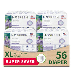 Nateen Hospeen Suprem Adult diaper pants, Size XL/XXL, Period Pants for Women.Waist Size 147-172cm.