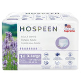Nateen Hospeen Supreme Incontinence Adult diaper pants for Women and Men,Adult Pull Ups Size XL, Period Pants for Women.Waist Size 147-172cm,14 Count Night adult pants diaper.